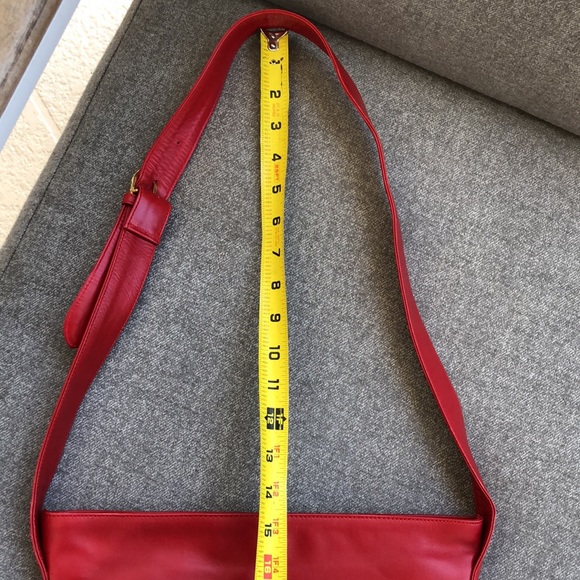 SUSAN GAIL Genuine Leather BELLIDO Vintage Shoulder Bag - Made in Spain - Picture 11 of 14